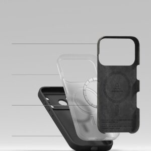 RINGKE SILIKONINIS MAGNETINIS MAGSAFE DĖKLAS iPhone 17 PRO MAX / 18 PRO MAX JUODAS - Image 7