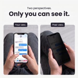 PRIVATUMĄ UŽTIKRINANTIS STIKLAS Tech-Protect ONETOUCH SET SPY+ 2-PACK iPhone 18 PRO PRIVACY - Image 7