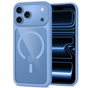 TECH-PROTECT MAGONE MagSafe CC + STIKLAS 2-PACK iPhone 17 Pro Max / 18 Pro Max ŠVIESIAI MĖLYNA/SKAIDRI - Image 7