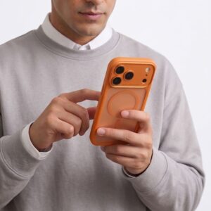 TECH-PROTECT MAGPEAK MagSafe CC iPhone 17 Pro Max / 18 Pro Max MATINIS COSMIC ORANGE - Image 7