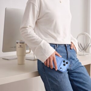 TECH-PROTECT MAGPRIME MagSafe CC iPhone 17 Pro / 18 Pro MATINIS ŠVIESIAI MĖLYNAS - Image 7