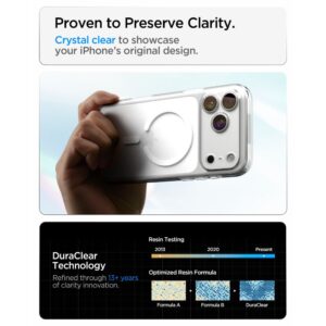 Spigen Ultra Hybrid MagSafe iPhone 17 Pro Max / 18 Pro Max SKAIDRUS/BALTAS - Image 7