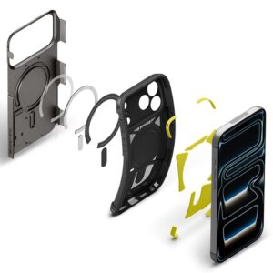 Spigen Tough Armor T MagSafe iPhone 17 Pro Max / 18 Pro Max GUNMETAL - Image 7