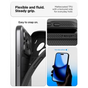 Spigen Liquid Air iPhone 17 Pro / 18 Pro MATINIS juodos spalvos - Image 7