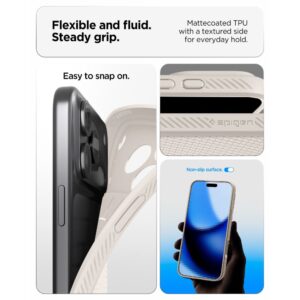Spigen Liquid Air iPhone 17 Pro / 18 Pro NATURAL TITANIUM - Image 7