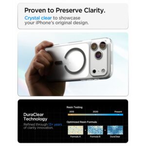 Spigen Ultra Hybrid MagSafe iPhone 17 Pro / 18 Pro SKAIDRUS/GRAFITO - Image 7