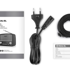Radijas REAL-EL X-520 juodos spalvos - Image 6