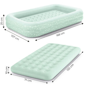 Pripučiamas oro čiužinys vaikams su pompa – lova INTEX 66810NP - Image 8