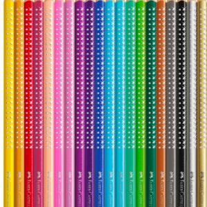 Spalvoti pieštukai Faber-Castell Sparkle, 20 spalvų - Image 3