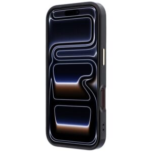 Guess IML Ring Stand 360 Script Metal Logo MagSafe dėklas, skirtas iPhone 18 Pro Max / 17 Pro Max, bordo spalvos - Image 5