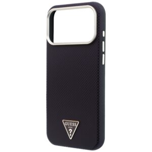 Guess Kevlar Triangle Logo MagSafe dėklas, skirtas Iphone 18 Pro Max / 17 Pro Max, bordo spalvos - Image 6