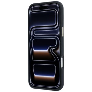 Guess Perforated 4G Gold Logo Magsafe dėklas, skirtas Iphone 18 Pro / 17 Pro, juodas - Image 5