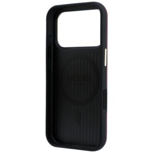 Guess Perforated 4G Gold Logo Magsafe dėklas, skirtas Iphone 18 Pro Max / 17 Pro Max, bordo spalvos - Image 7