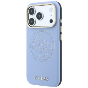 Guess Perforated 4G Gold Logo Magsafe dėklas, skirtas Iphone 18 Pro Max / 17 Pro Max, mėlynas - Image 2