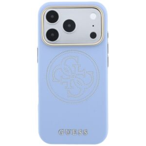 Guess Perforated 4G Gold Logo Magsafe dėklas, skirtas Iphone 18 Pro Max / 17 Pro Max, mėlynas - Image 3