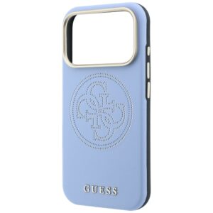 Guess Perforated 4G Gold Logo Magsafe dėklas, skirtas Iphone 18 Pro Max / 17 Pro Max, mėlynas - Image 6