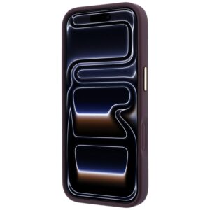 Guess Stripe Peony 4G Logo MagSafe dėklas, skirtas iPhone 18 Pro / 17 Pro, bordo spalvos - Image 5