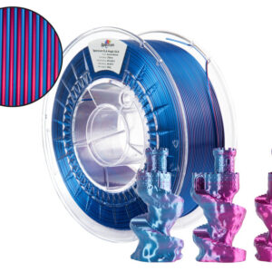 3D plastikas PLA Magic silk AURORA BLOOM (Blue, Magenta) 1kg Spectrum