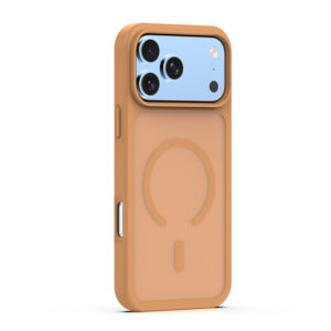 Mag Matt dėklas, skirtas iPhone 17 Pro 6,3" / iPhone 18 Pro 6,3" rudas, didelė anga - Image 4