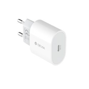 Devia sieninis įkroviklis Rocket PD QC 20W 1x USB-C baltas