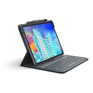 ZAGG Messenger Folio 2 klaviatūros dėklas, skirtas iPad 11 (2025) 11 colių A16 / iPad 10 (2022) 10.9 colių - QWERTZ / DE - Juodas
