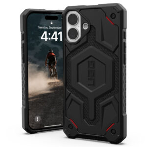 UAG Monarch Pro galinis dangtelis, skirtas iPhone 16 Plus – Kevlar Black - Image 1