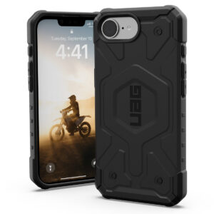 UAG Pathfinder dėklas MagSafe, skirtas iPhone 17e / 16e – juodas