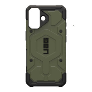 UAG Pathfinder dėklas MagSafe, skirtas iPhone 17 – alyvuogių spalvos