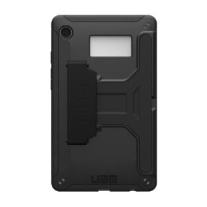 UAG Scout nugarėlė su dirželiu rankai, skirta Samsung Galaxy Tab A11 Plus / A9 Plus – Juoda