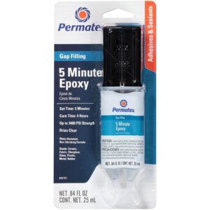 Epoksidiniai klijai Perma Poxy fiksavimo laikas 5min, 25ml, skaidrūs