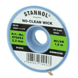 Išlitavimo juosta 2.2mm x 1.6m su daugiau fliuso Stannol