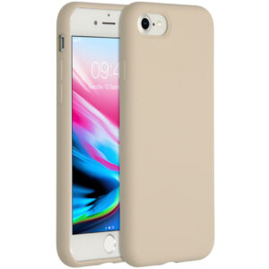 Accezz skysto silikono dėklas, skirtas iPhone SE (2022 / 2020) / 8 / 7 – Stone