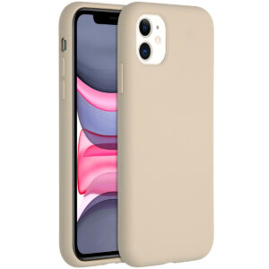 Accezz skysto silikono dėklas, skirtas iPhone 11 – Stone