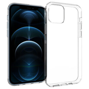 Accezz skaidrus TPU galinis dangtelis, skirtas iPhone 12 Pro Max – skaidrus