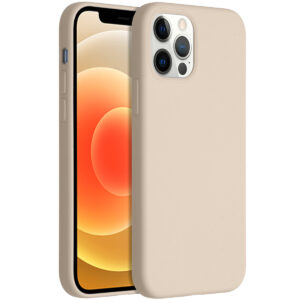 Accezz skysto silikono dėklas, skirtas iPhone 12 (Pro) - Stone