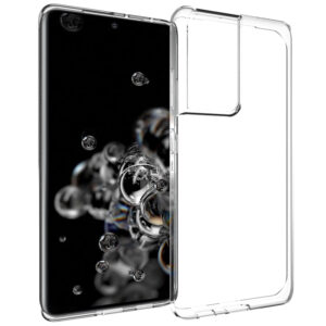 Accezz skaidrus TPU galinis dangtelis, skirtas Samsung Galaxy S21 Ultra – skaidrus
