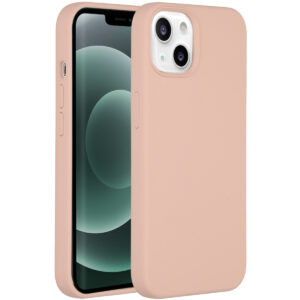 Accezz skysto silikono dėklas, skirtas iPhone 13 Mini – rožinis