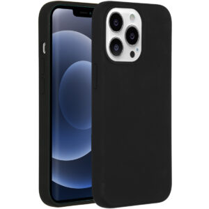 Accezz skysto silikono dėklas su MagSafe, skirtas iPhone 13 Pro – juodas