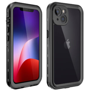 Redpepper Dot vandeniui atsparus dėklas, skirtas iPhone 13 – Juodas