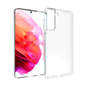 Accezz skaidrus TPU galinis dėklas, skirtas Samsung Galaxy S21 FE – skaidrus
