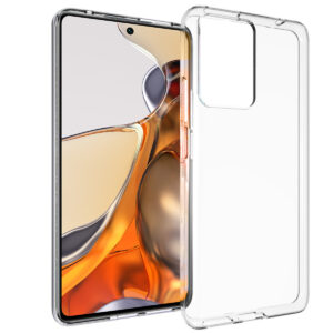 Accezz skaidrus TPU galinis dangtelis, skirtas Xiaomi 11T (Pro) – skaidrus - Image 1