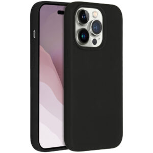 Accezz skysto silikono dėklas, skirtas iPhone 14 Pro – juodas