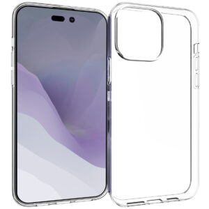 Accezz skaidrus TPU galinis dėklas, skirtas iPhone 14 Pro Max – skaidrus