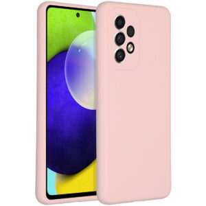 Accezz skysto silikono dėklas, skirtas Samsung Galaxy A53 – rožinis