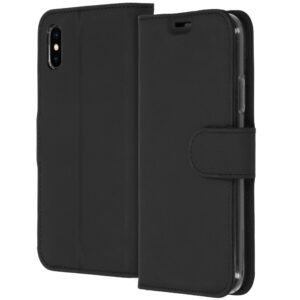 Accezz piniginės tipo TPU atverčiamas dėklas, skirtas iPhone X / Xs – juodas