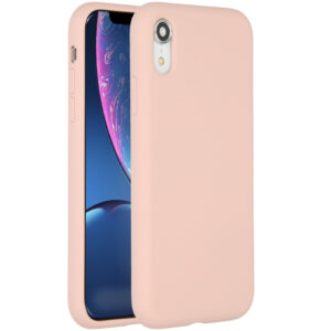 Accezz skysto silikono dėklas, skirtas iPhone Xr - Rožinis