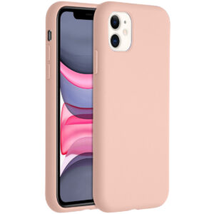 Accezz skysto silikono dėklas, skirtas iPhone 11 - Rožinis