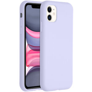 Accezz skysto silikono dėklas, skirtas iPhone 11 – violetinis
