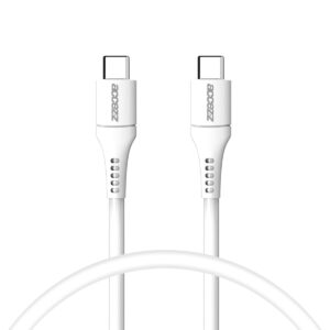 Accezz USB-C į USB-C laidas - 0,2 m - Baltas