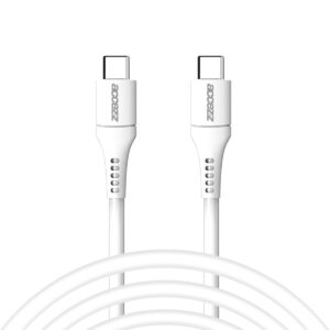 Accezz USB-C į USB-C laidas - 2 m - Baltas